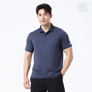 ADISI 男輕量散熱超透氣抑菌消臭POLO衫 AL2611016 濃藍 (M-3XL)｜吸濕排汗 快乾 輕量 排汗衣