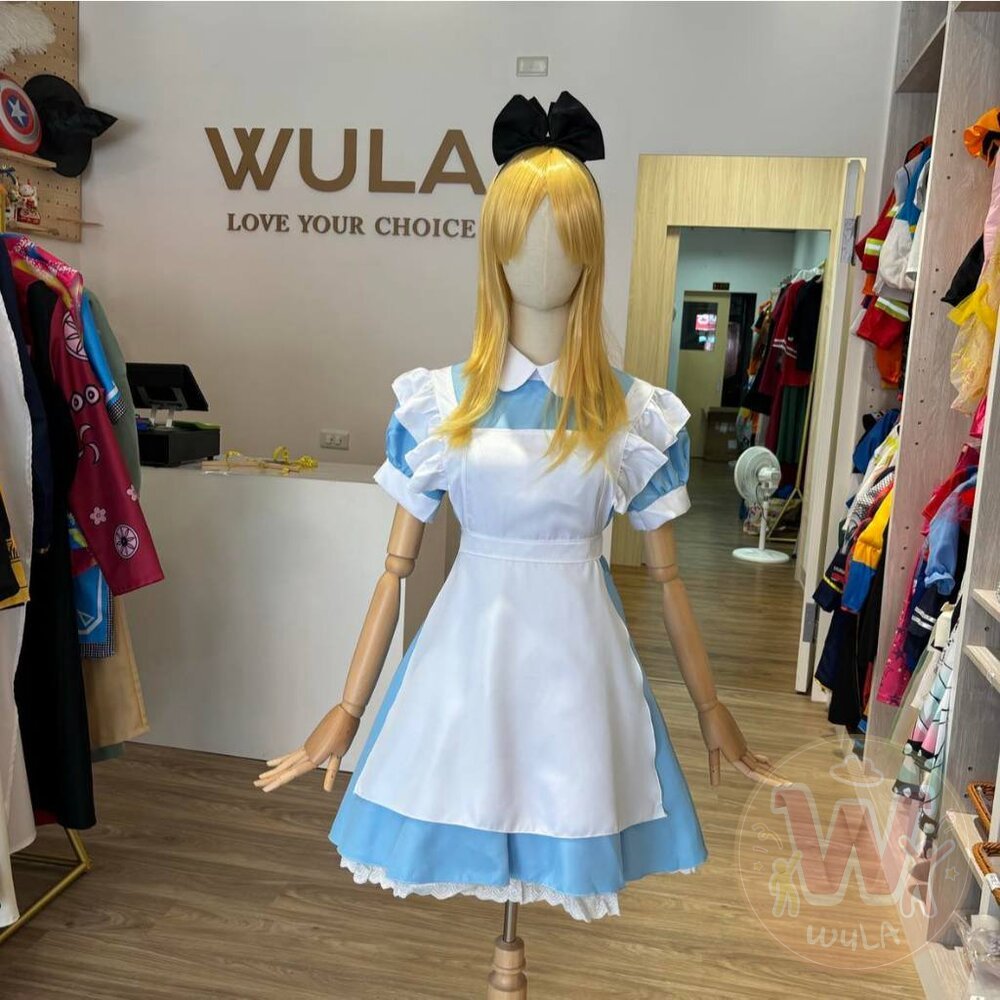 愛麗絲夢遊仙境-愛麗絲-大人版 隔日到貨 發票 WULA烏拉 Alice夢遊仙境 迪士尼 艾莉絲衣服 愛麗絲服裝艾莉絲服