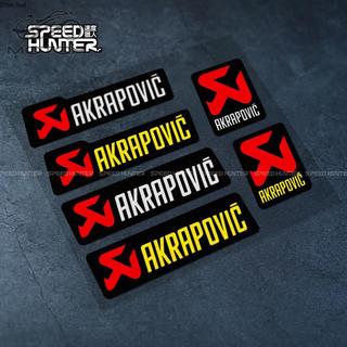 【機車改裝】AKRAPOVIC貼紙 AK排氣貼 天蠍 蠍子排氣管貼紙 摩托車改裝貼紙 防水反光貼花 裝飾貼紙 摩托車貼紙