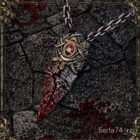 🗡 艾爾登法環 🌳【免運】艾爾登法環週邊護符獸爪吊墜項鏈動漫遊戲週邊掛墜頸鏈個性衛衣鏈 2IYF