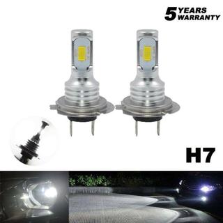 台灣🔥24h💥 H7汽車大燈3570進口晶片LED80W進口2面燈珠高亮前霧燈12V-24V通用 led大燈 汽車