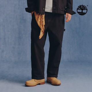 Timberland 中性黑色水洗厚帆布工裝長褲|A2PE2001