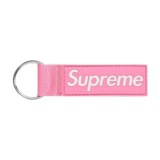 Supreme Webbing Keychain Pink 鑰匙圈 掛件 粉色 SS26A135-PK [台灣現貨]
