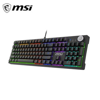 【MSI 微星】FORGE GK320 RED TC 電競機械紅軸鍵盤