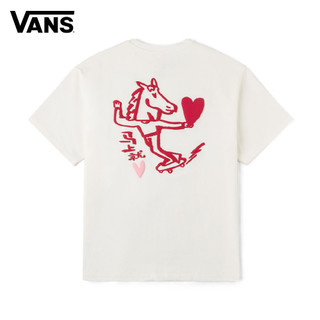 Vans Vans x Bolin 馬年藝術家聯名系列 米白色短袖T恤