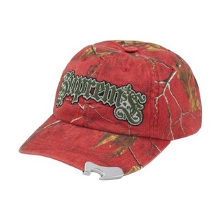 Supreme Bottle Opener 6-Panel 復古刺繡 開瓶器 6分割帽子 落葉紅色 FW26H42-XD