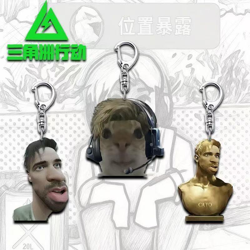 🔥桃園熱銷🔥三角洲行動亞克力周邊鑰匙扣可愛蜂醫掛飾書包小掛件抽象搞笑學生 撤離攜伴 干員偕遊 送朋友 送同學 掛件 