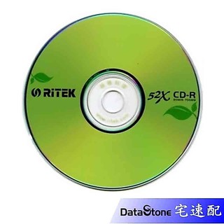 RiTEK 錸德 52x CD-R 空白光碟片 綠葉版 原廠50片裝