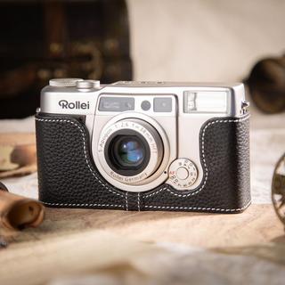 相機包 相機保護套 適用Rollei祿來AFM35皮套保護套 KLASSE W/S 真皮底座相機包配件