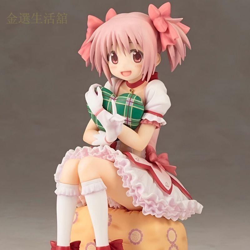 【優選・金選】魔法少女小圓手辦鹿目圓動漫美少女景品模型不賣垃圾貨  魔法少女小圓 魔法少女小圓公仔 生日禮物  魔法少女