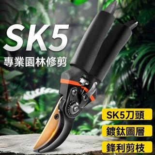 修枝剪SK5鋼專業園林果樹粗枝剪刀傢用樹枝剪強力修枝剪刀