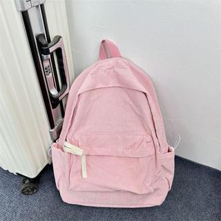 【星辰鋪子摘星星】日系燈芯絨書包ins大容量雙肩包百搭簡約揹包大學生休閒高中生