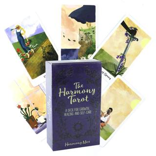 *松鼠卡牌* 和諧塔羅牌 有電子說明 The Harmony Tarot 英文桌遊牌卡 牌卡收藏休閒桌遊 藝術牌卡