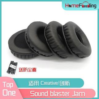 🔥台灣出貨 適用Creative Sound Blaster Jam耳罩 蛋白皮耳罩 黑白PU皮耳機配件