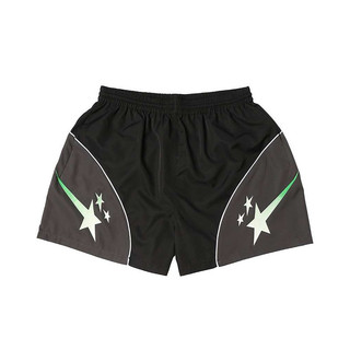 MTA M26STSN TONAL PANEL NYLON TRACK SHORTS 雙色 尼龍 短褲 黑 MTA-47