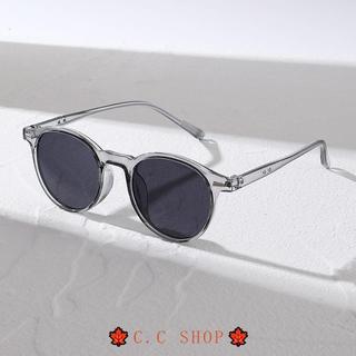 🍁C.C SHOP🍁 韓版超輕 太陽鏡 圓框防紫外線偏光 墨鏡 TR90新款波士頓框型平光鏡大框 明星同款 夏天 出