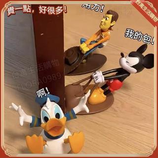 米奇老鼠唐老鴨門擋胡迪 創意卡通擺件門塞 玩偶擺件 手辦 玩偶 防刮 門阻器 防撞 防刮 門檔 造型門擋 擺飾 門擋防撞
