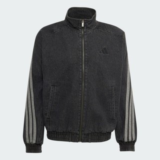 Adidas 愛迪達 Sta Dnm Jkt KV8344 男 立領外套 丹寧外套 休閒穿搭 黑
