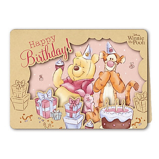 迪士尼Disney 萬用卡片-維尼生日 墊腳石購物網