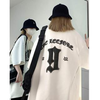 台灣出貨【潮牌男裝】夏季短袖 純棉五分袖上衣 ifashion 情侶寬鬆半截袖上衣 大尺碼短袖t 潮流短袖T恤 男生上衣