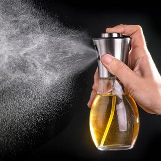 Stainless steel oil bottle, barbecue oil spray bottle, oil s