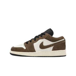 Nike 休閒鞋 Air Jordan 1 Low GS 大童 女鞋 棕 喬丹 AJ1 553560-200 [ACS]
