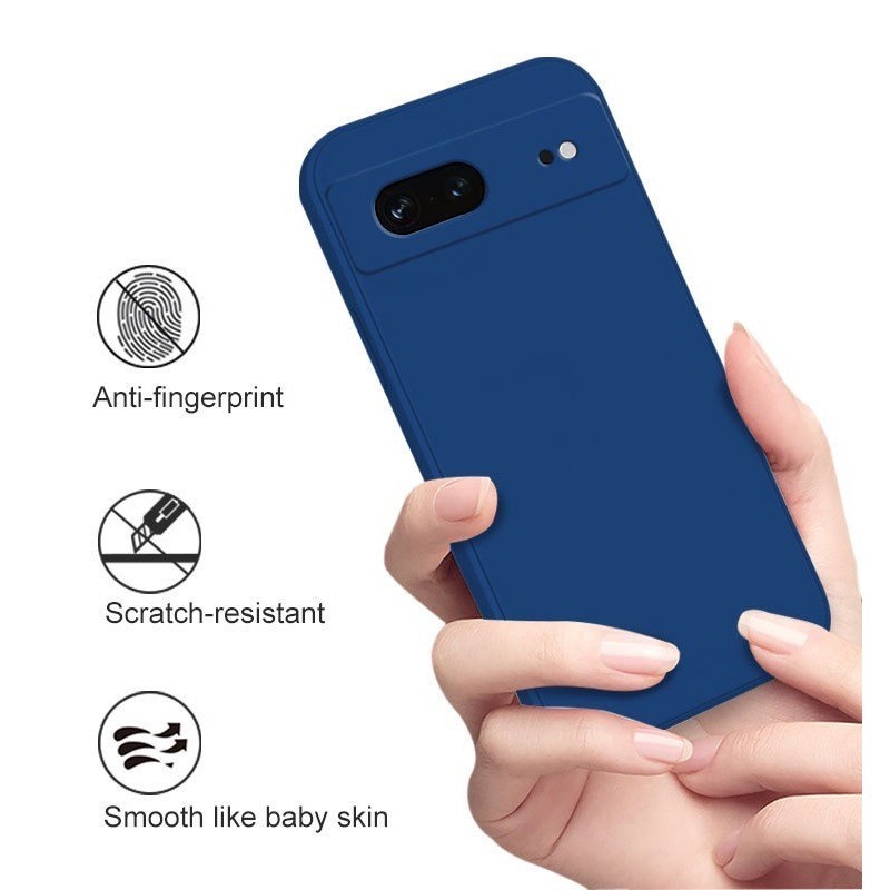液態 矽膠 膚感 軟殼 防摔谷歌 pixel 5 6A 7A pro 8 pro 8A 9pro 10手機殼 保護殼素色