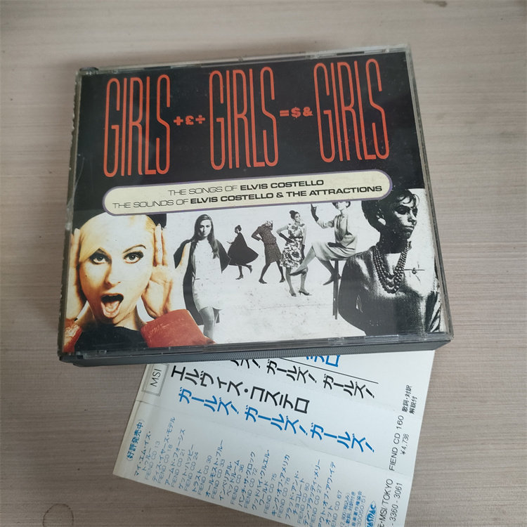 6923 (日本版) Elvis Costello Girls Girls Girls 2CD huiyi1