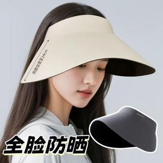 【新品熱賣】無痕一體加寬戶外夏季防曬空頂新款可收納燈罩戶外超大帽簷遮陽帽sc