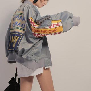 棒球服薄款女2018新款春秋夏韓版學生原宿寬鬆烏77歐美BF嘻哈外套