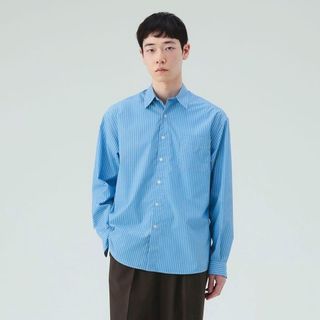BEAMS HEART / 男裝 棉感 聚酯纖維 襯衫