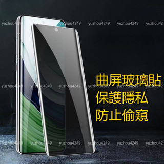 3D曲面防偷窺玻璃貼 防窺保護貼適用Realme 14 GT7 13 Pro＋ plus GT6 12 11 10 5G