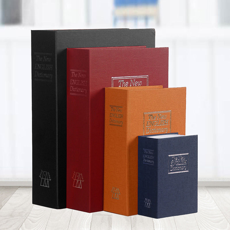 🔥密碼保險箱 仿書保險箱 書本保險箱 存錢筒 密碼鐵盒 創意禮物 造型收納盒 書本保險箱帶鎖密碼盒子收納存錢罐大人用家