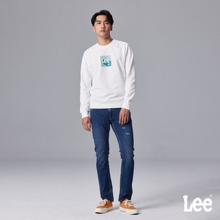 Lee 709 彈性低腰修身小直筒牛仔褲 男 中藍洗水 LL220274197