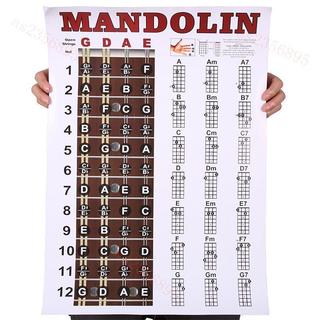 ✨桃園出貨✨ 曼陀鈴指法練習圖和絃譜圖mandolin曼陀林和絃表初學習入門教材