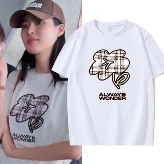 2026新款周邊Lingorm鄺玲玲同款寬鬆短袖T恤Always Wonder衣服