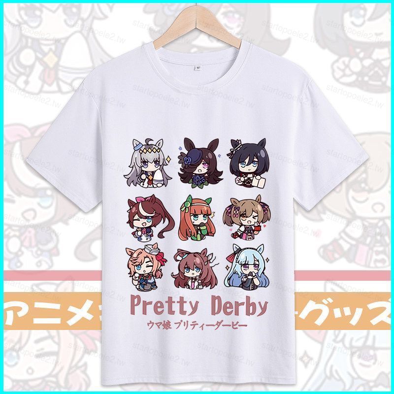 Umamusume Pretty Derby Tokai Teio Oguri Cap Rice Shower 夏季T恤