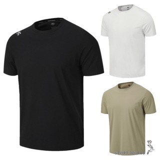 Descente 迪桑特 短袖上衣 男裝 黑/卡其綠 SQ323RTS72-BLK0/WHT0/KHK0