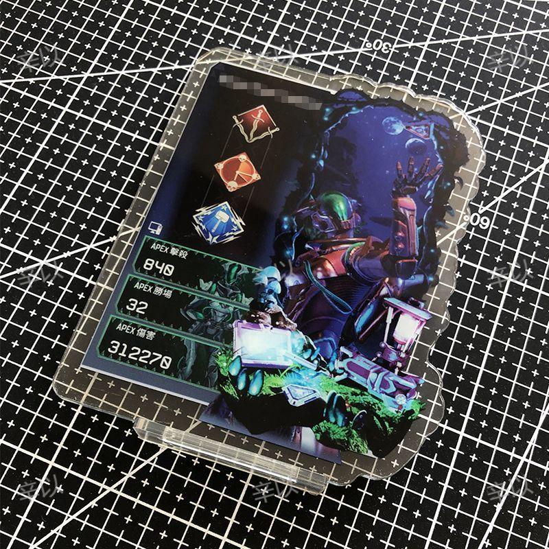 apex英雄角色立牌數據徽章旗幟皮膚邊框定製獵殺者桌面擺件