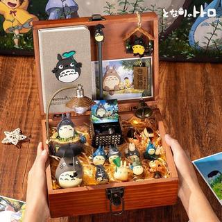 【八音盒】 八音盒 龍貓八音盒 宮崎駿八音盒 龍貓禮盒 手辦 生日禮物 女生禮物 創意禮物 動漫周邊 音樂盒 龍貓周邊