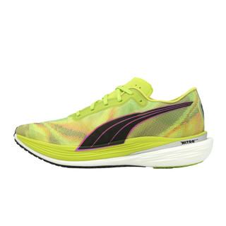 Puma 競速跑鞋 Deviate Nitro Elite 2 男鞋 螢光綠 黑 氮氣中底 [ACS] 38008801