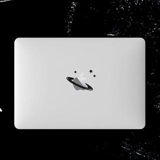 筆電保護貼 可客製化 筆電機身貼 多型號品牌適用貼紙 MacBook Air15蘋果星球貼紙筆記本區域性貼紙
