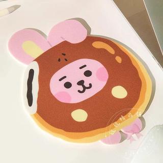 ✨精選好物✨BT21防彈少年團烘培麵包店系列滑鼠墊創意遊戲辦公電腦桌墊子防滑MJNA