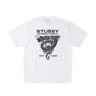 [FLOMMARKET] Stussy Dragon Tee 龍短T 白色