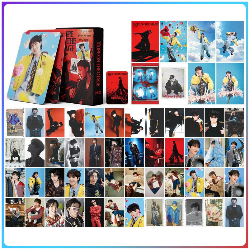 【臺灣熱賣桃園出貨包郵🔥】55pcs J-HOPE小卡片Hope On The Stage應援LOMO卡 鄭號錫自製小卡