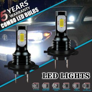 H7 H4 12-24v 80W 黑色殻汽車LED霧燈大燈解碼燈汽車頭燈黑鋁大燈