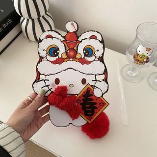 可愛hellokitty福字立體掛飾年輕人春節佈置掛件過年裝飾品