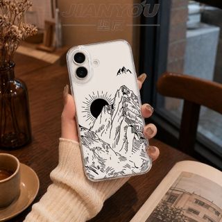 太陽雪山 透明殼 LG velvet G9 V60 V50 ThinQ K61 K52 手機殼 防摔保護套 樂淘淘