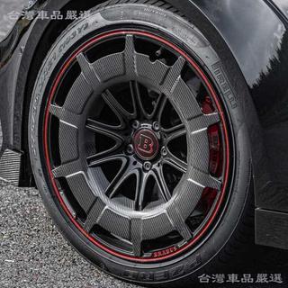 巴博斯 BRABUS款 鍛造碳纖維改裝輪圈適用 賓士 Benz AMG C63/A45/E63/G63 輕量化鋼圈 輪圈