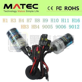台灣出貨•55w氙氣燈泡 H1 H3 H7 H11 9005 9006 氙氣大燈 12v 24v廠家批發